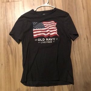 Old Navy American Flag Shirt